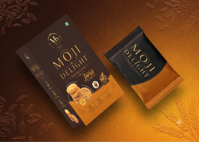 Premium Jeera Biscuit Packaging Design